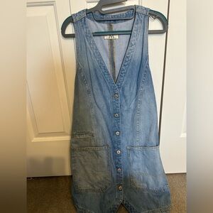 Free People Denim Mini Dress